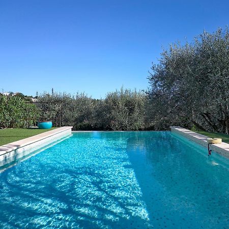 Villa Bastide D'Architecte En Pierre Cagnes-sur-Mer Esterno foto