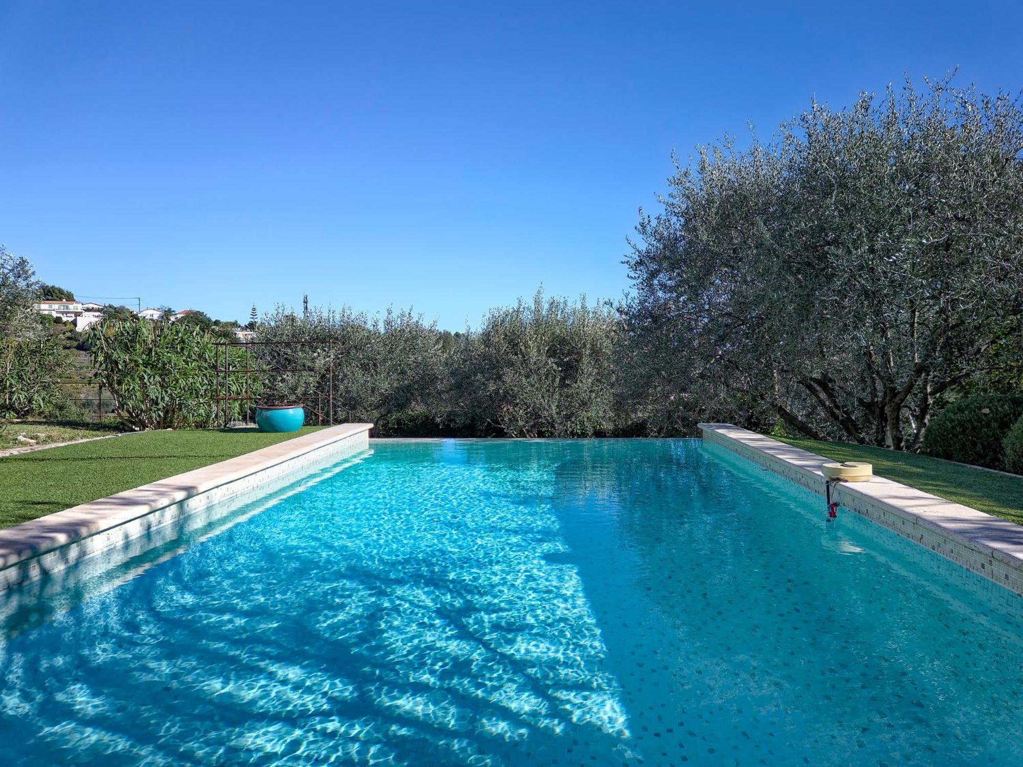 Villa Bastide D'Architecte En Pierre Cagnes-sur-Mer Esterno foto