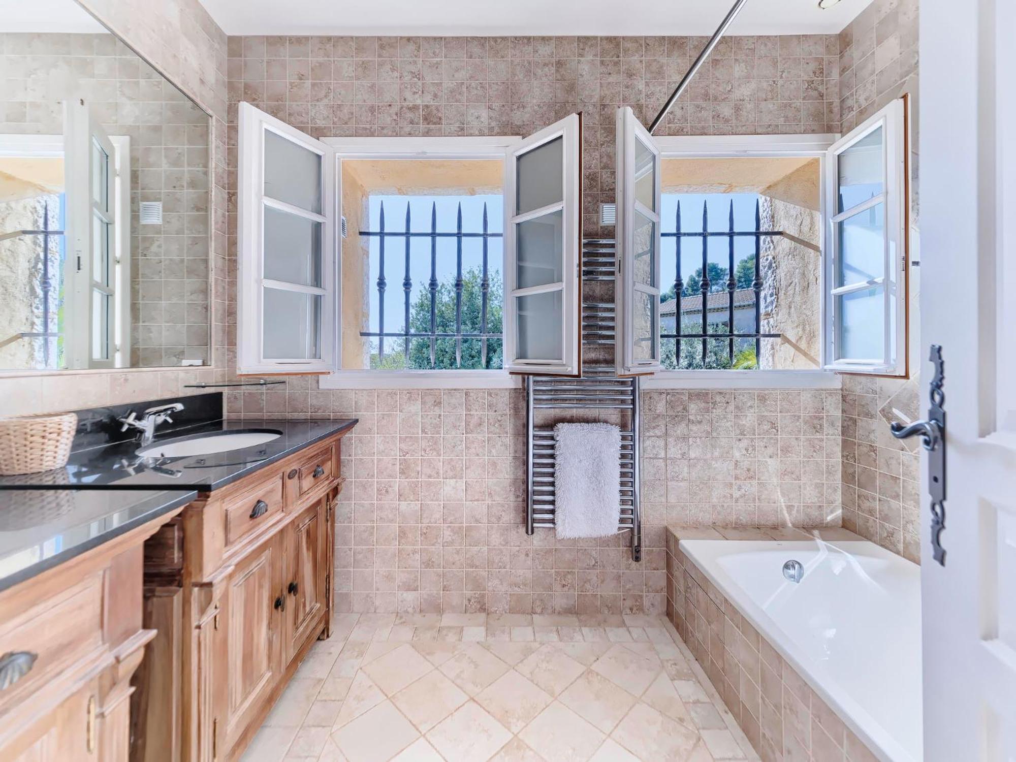 Villa Bastide D'Architecte En Pierre Cagnes-sur-Mer Esterno foto