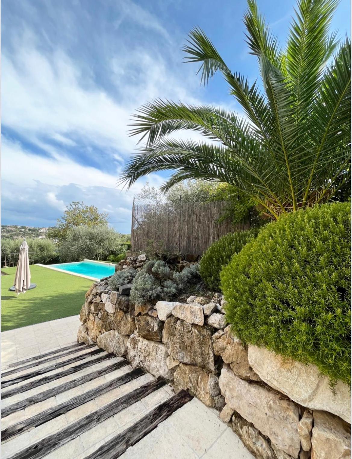 Villa Bastide D'Architecte En Pierre Cagnes-sur-Mer Esterno foto